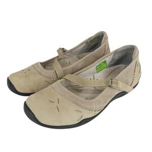 Ahnu Women's Gracie Pro Mary Jane Flat Silversage / Chocolate Chip Size 7.5